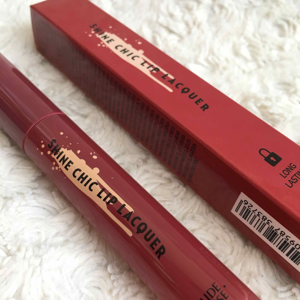 シャインシックリップラッカー/ETUDE/リップグロスを使ったクチコミ(1枚目)