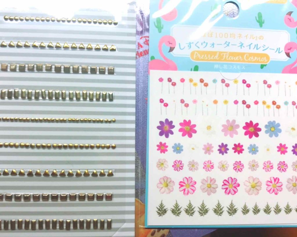 しずくネイルシール/キャンドゥ/ネイルシールを使ったクチコミ（1枚目）