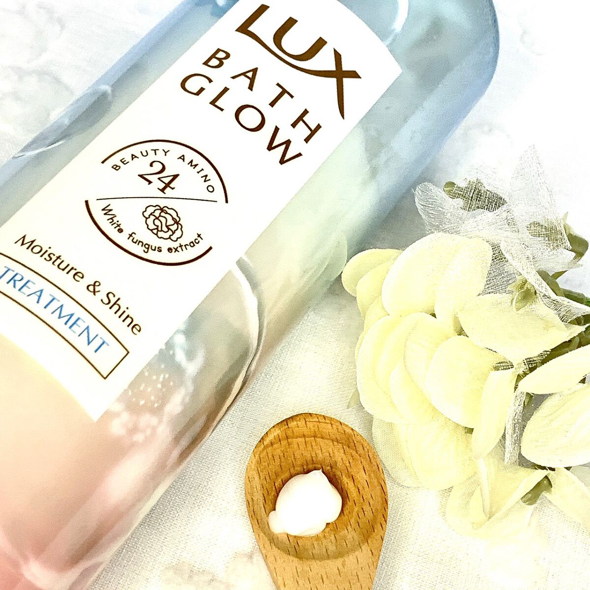 バスグロウ モイスチャー&シャイン シャンプー/トリートメント/LUX/市販シャンプーを使ったクチコミ(4枚目)