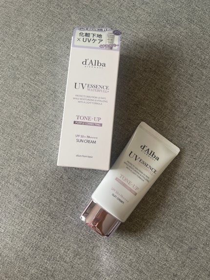 ダルバ ウォータフル トーンアップ サンクリーム(パープル)/ダルバ/日焼け止めクリームを使ったクチコミ(1枚目)