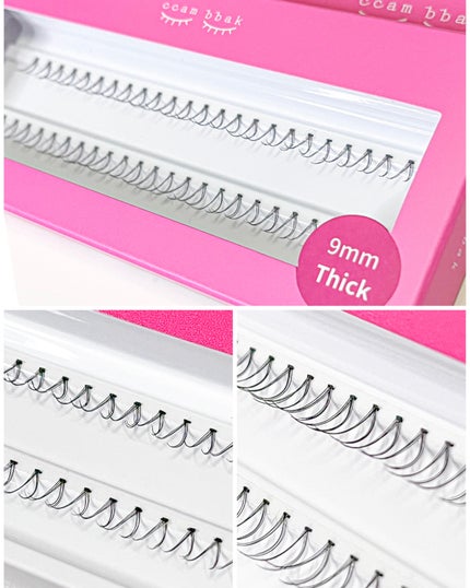 部分用つけまつげ Deep Pink 9mm/CCAM BBAK/つけまつげを使ったクチコミ(3枚目)