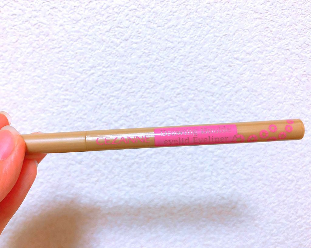 描くふたえアイライナー/CEZANNE/リキッドアイライナーを使ったクチコミ(1枚目)
