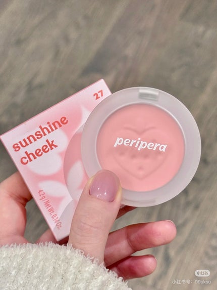 ピュア ブラッシュド サンシャイン チーク/PERIPERA/パウダーチークを使ったクチコミ(8枚目)