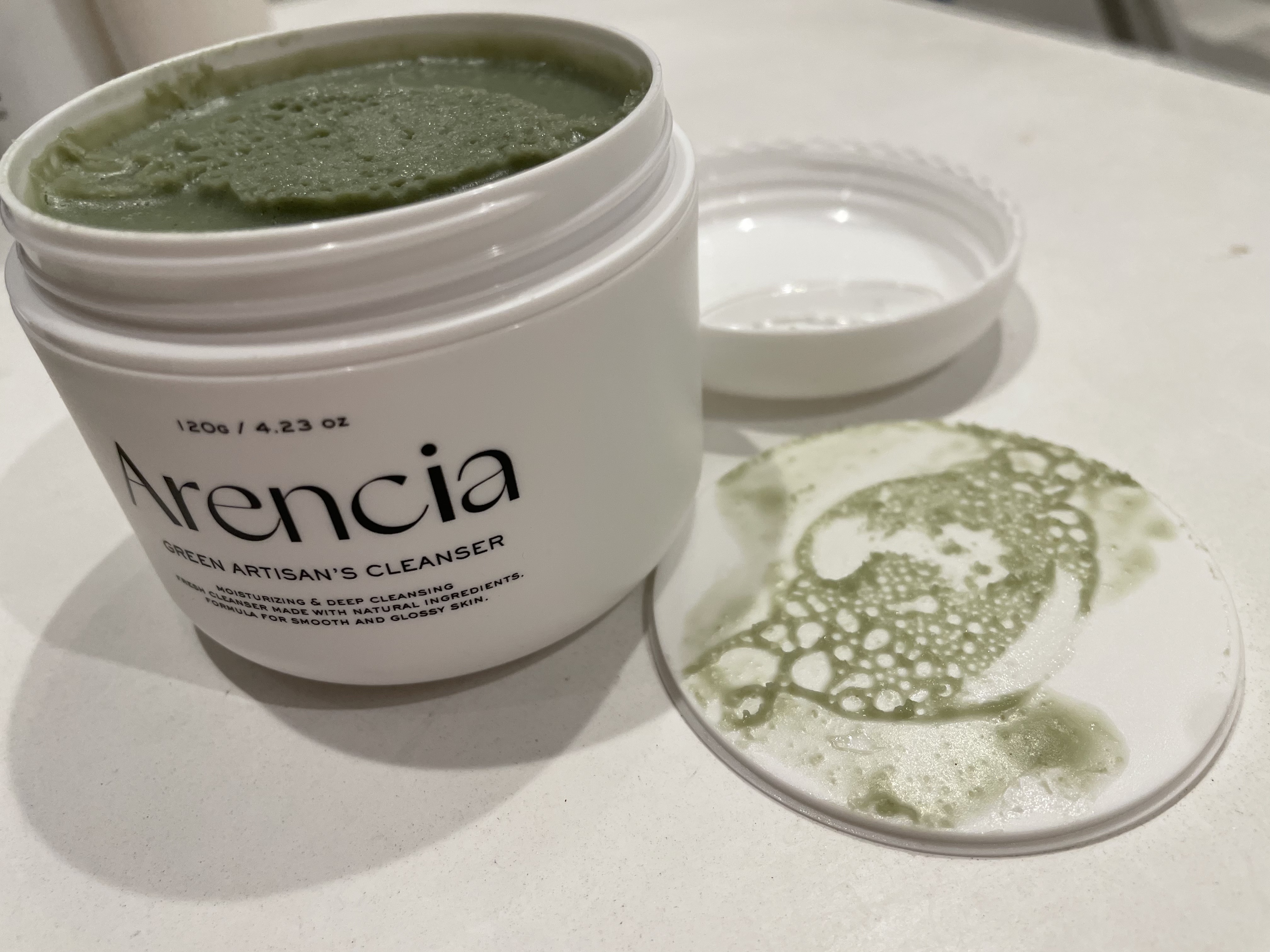 プレミアムもちソープ「グリーンアルティザン」/アレンシア/その他洗顔料を使ったクチコミ（1枚目）