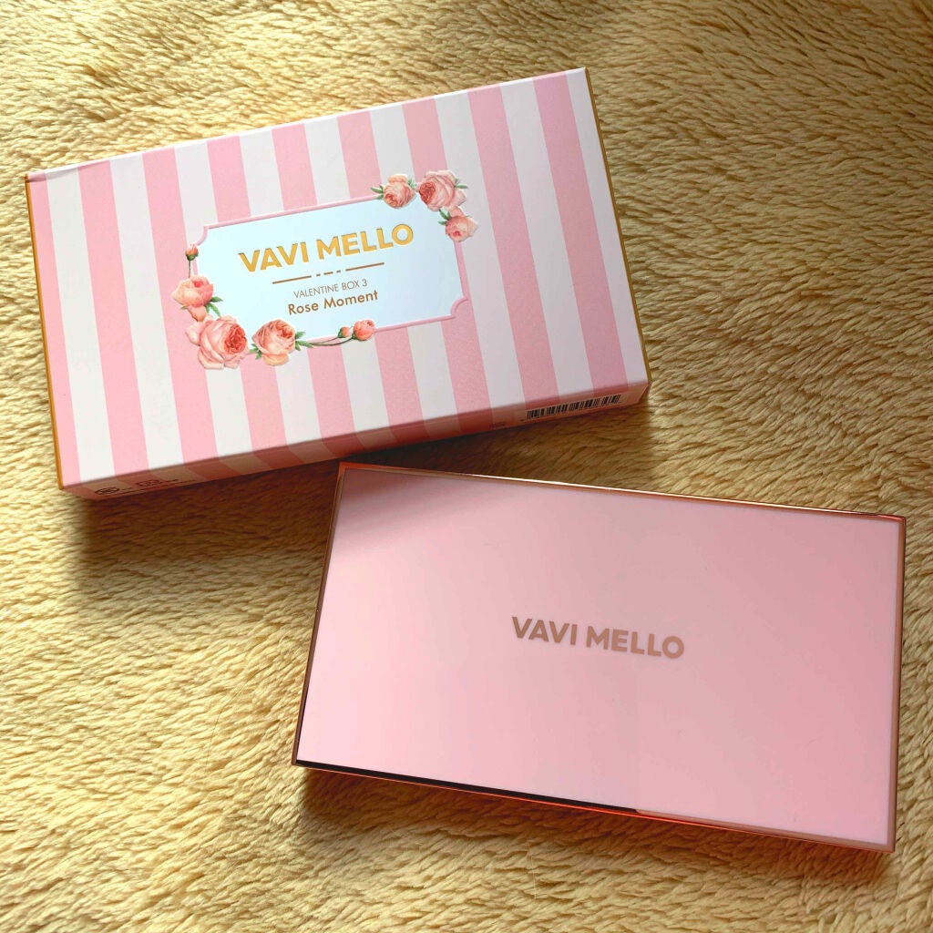 バレンタインボックス/VAVI MELLO/アイシャドウパレットを使ったクチコミ(2枚目)