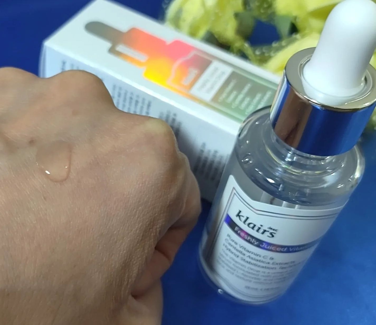 フレッシュリージュースドビタミンドロップ(35ml)/Klairs/美容液を使ったクチコミ(5枚目)