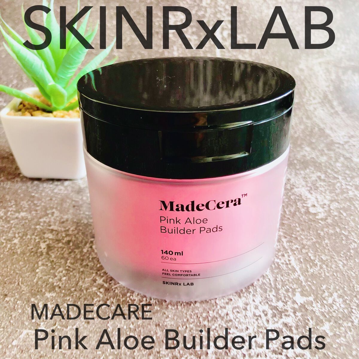 マデセラピンクアロエビルダートナーパッド/SKINRx LAB/トナーパッドを使ったクチコミ（1枚目）