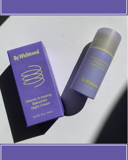 ビタミンA-mazingバクチオールナイトクリーム/By Wishtrend/フェイスクリームを使ったクチコミ(2枚目)