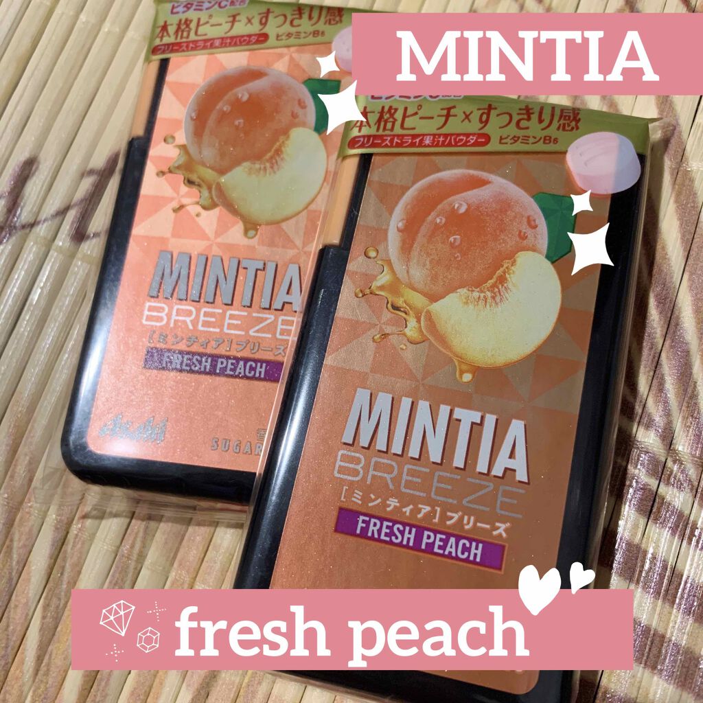 ミンティアブリーズ フレッシュピーチ/アサヒフードアンドヘルスケア/食品を使ったクチコミ(1枚目)
