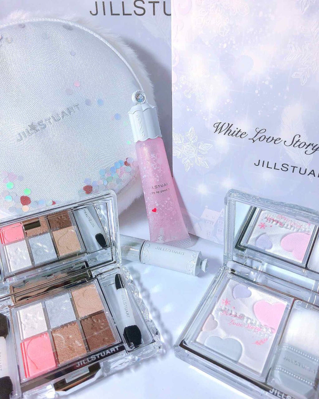 ホワイトラブストーリー コレクション (クリスマスコフレ 2018)/JILL STUART/メイクアップキットを使ったクチコミ(2枚目)