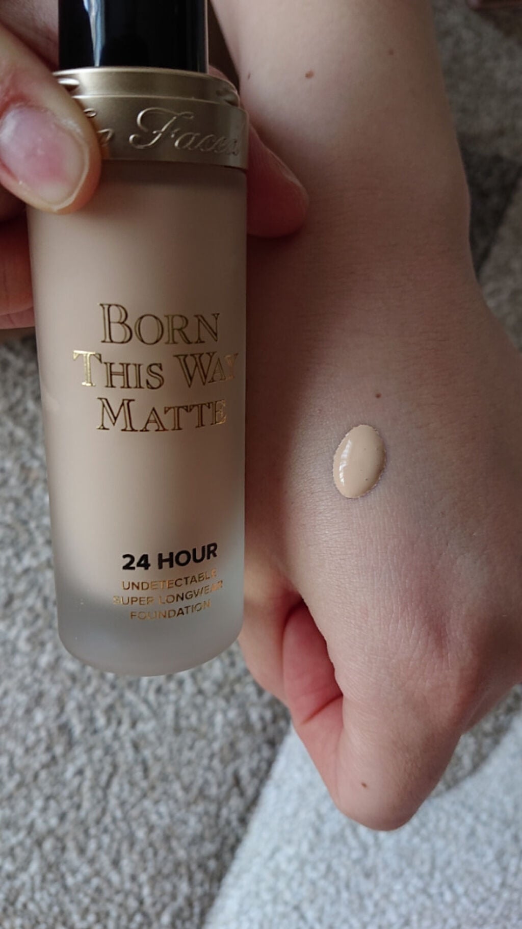 ボーン ディス ウェイ アンディテクタブル 24H マット ファンデーション/Too Faced/リキッドファンデーションを使ったクチコミ(1枚目)