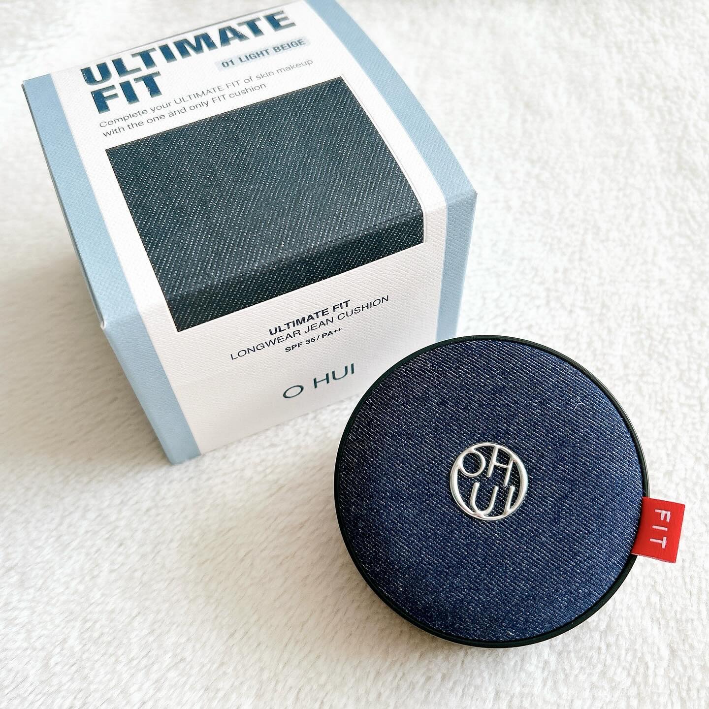 アルティメットフィット ロングウェアデニムクッション/OHUI/クッションファンデーションを使ったクチコミ（1枚目）