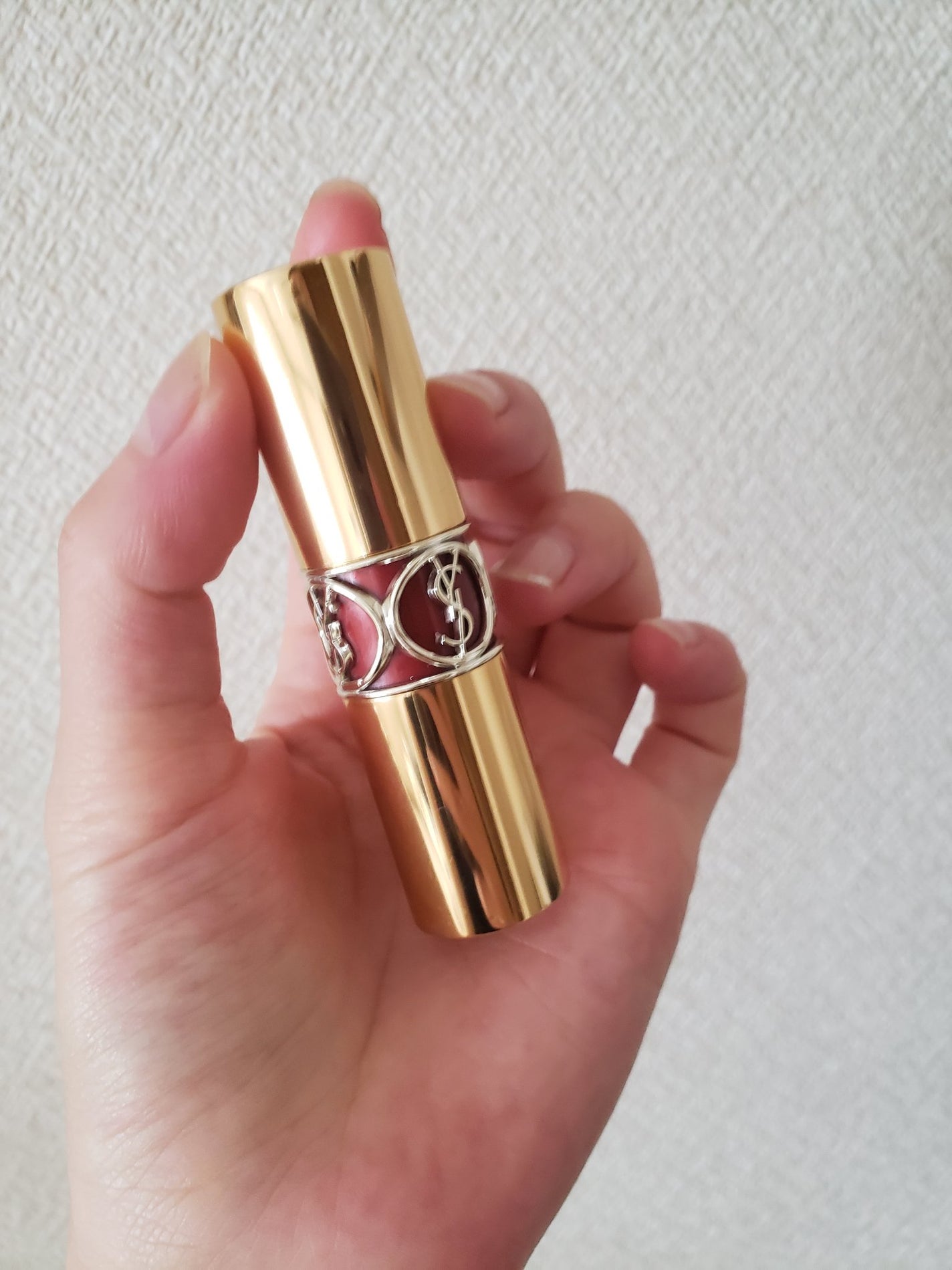 ルージュ ヴォリュプテ シャイン/YVES SAINT LAURENT BEAUTE/口紅を使ったクチコミ(1枚目)