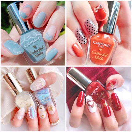 カラフルネイルズ/キャンメイク/マニキュアを使ったクチコミ(9枚目)