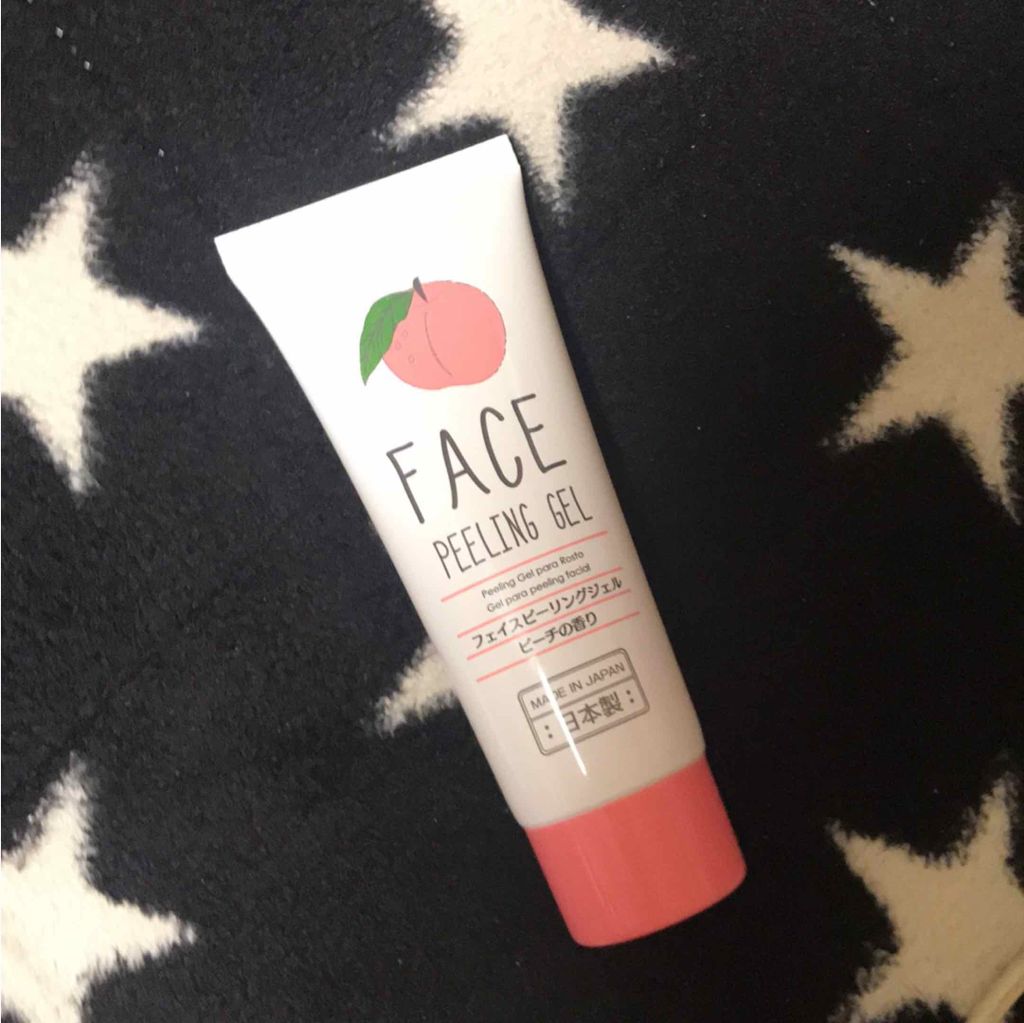 フェイスピーリングジェル ピーチの香り/DAISO/ピーリングを使ったクチコミ(1枚目)