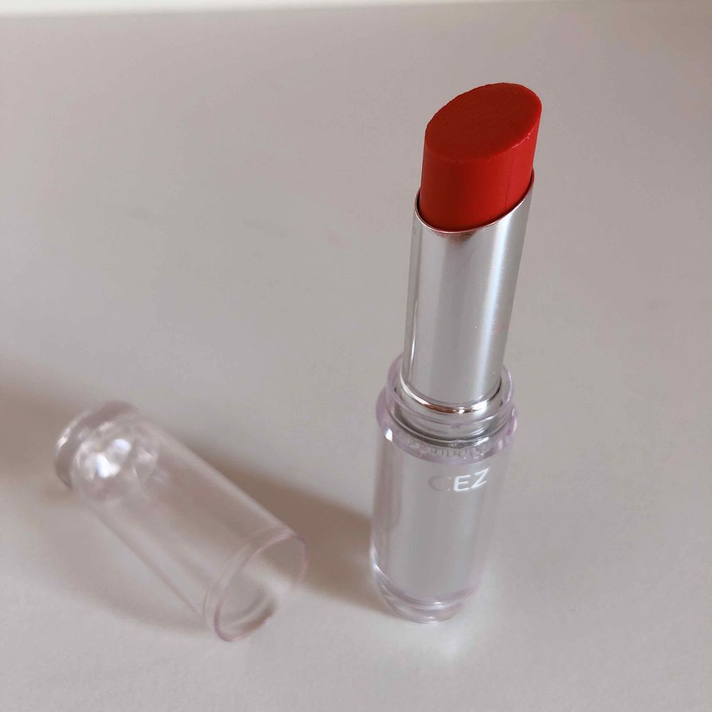 ラスティンググロスリップ/CEZANNE/口紅を使ったクチコミ（1枚目）