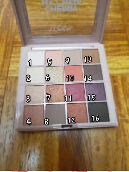 アイシャドウ メガパレット/ロレアル パリ/アイシャドウパレットを使ったクチコミ(2枚目)