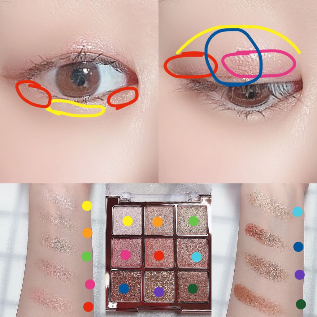 カラーリキッドアイライナー/ZEESEA/リキッドアイライナーを使ったクチコミ(7枚目)