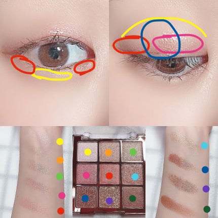 カラーリキッドアイライナー/ZEESEA/リキッドアイライナーを使ったクチコミ(7枚目)