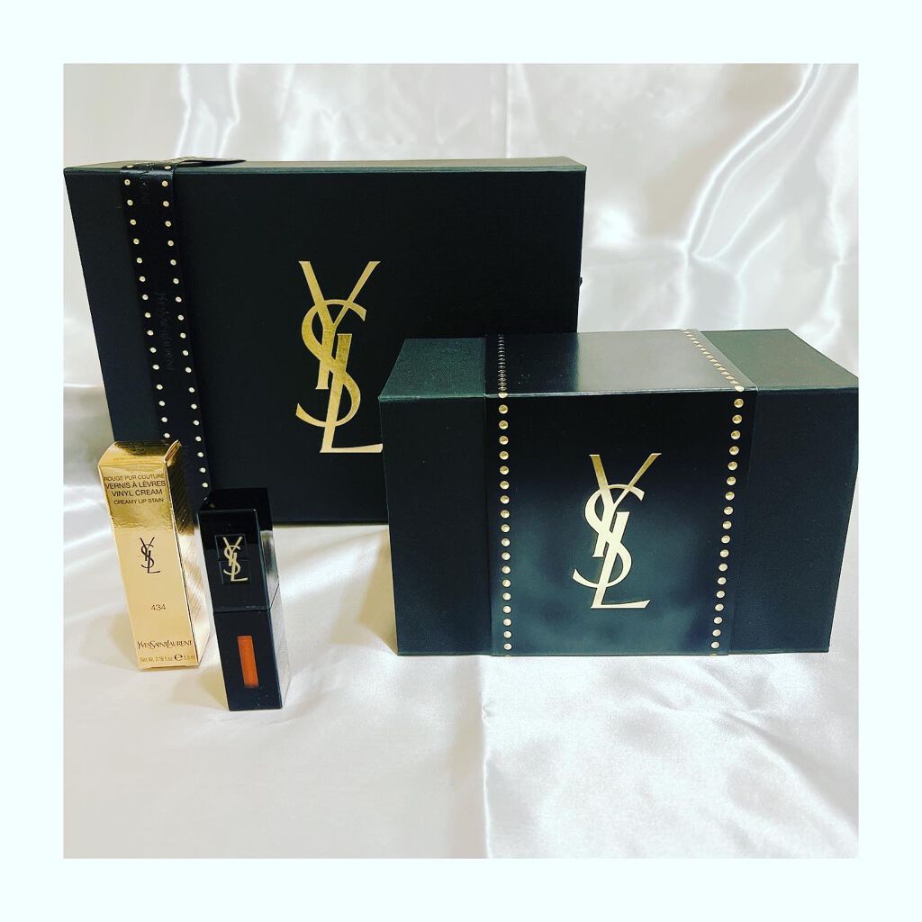 ルージュ ピュールクチュール ヴェルニ ヴィニルクリーム/YVES SAINT LAURENT BEAUTE/口紅を使ったクチコミ(2枚目)