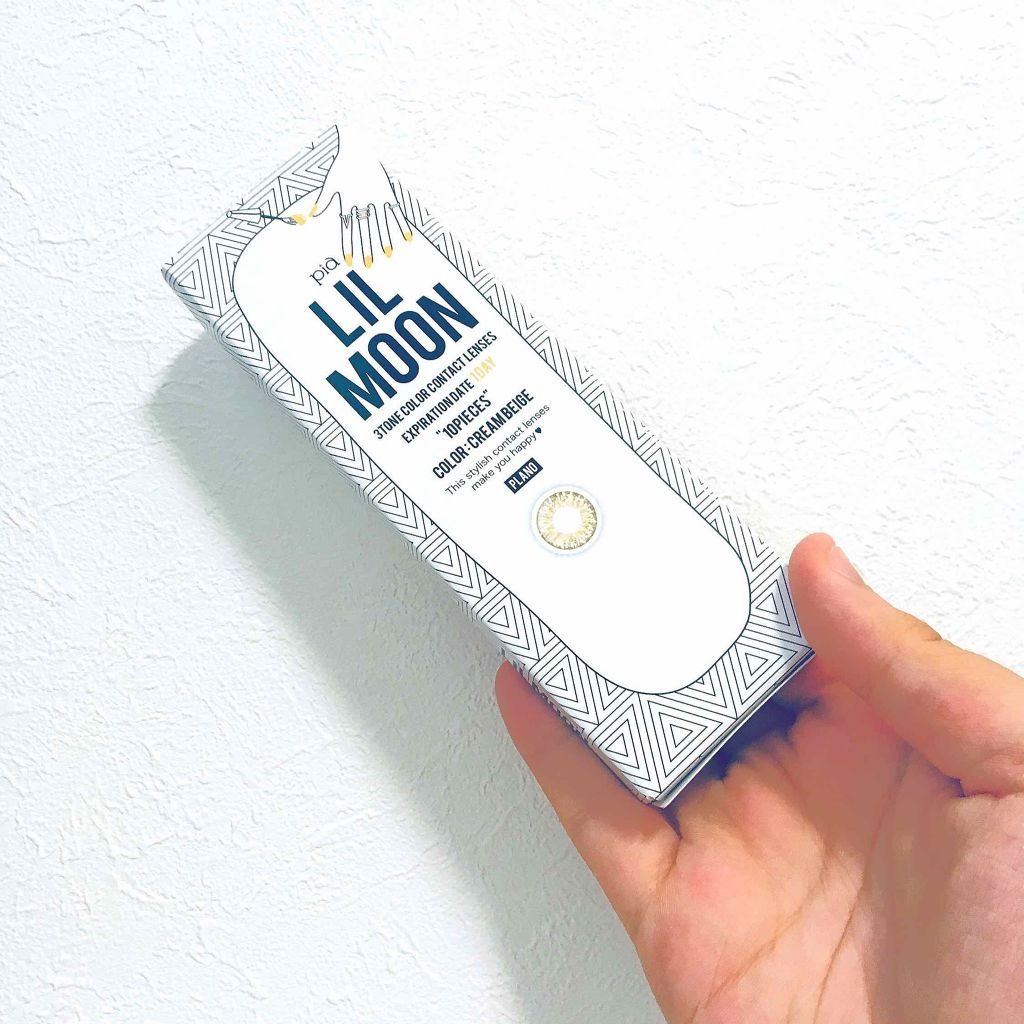 LIL MOON 1day クリームベージュ/LILMOON/ワンデー（１DAY）カラコンを使ったクチコミ（1枚目）