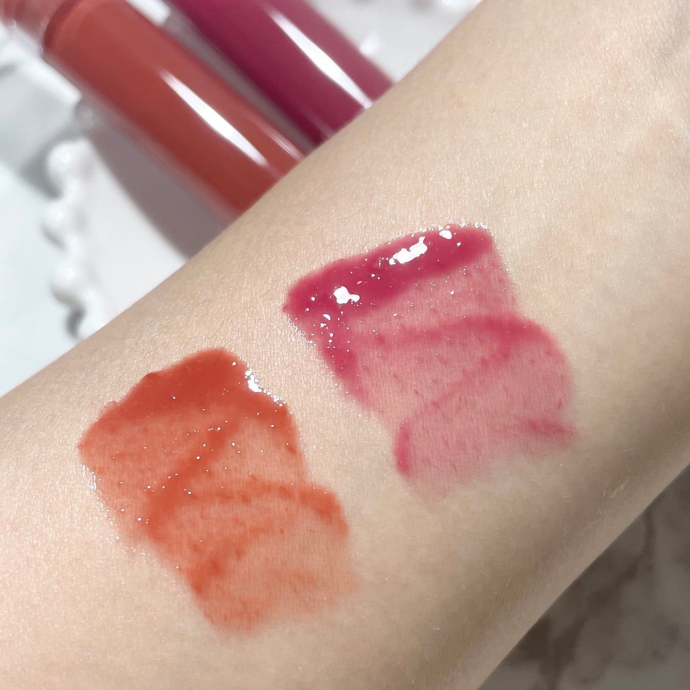 LIP PLUMPER GLAZE TINT/ROJEV/口紅を使ったクチコミ(6枚目)