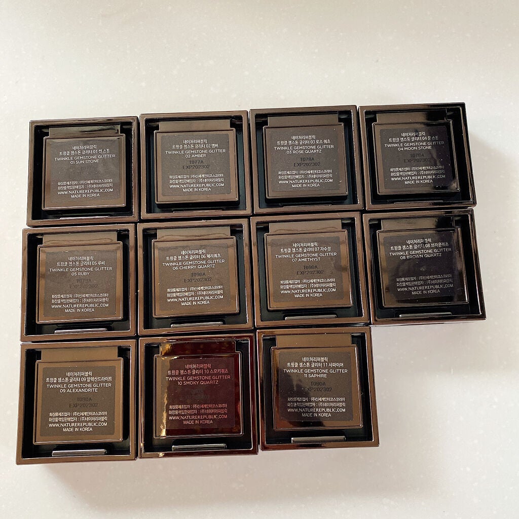 トゥインクル ジェムストーングリッター/ネイチャーリパブリック/グリッターを使ったクチコミ(3枚目)