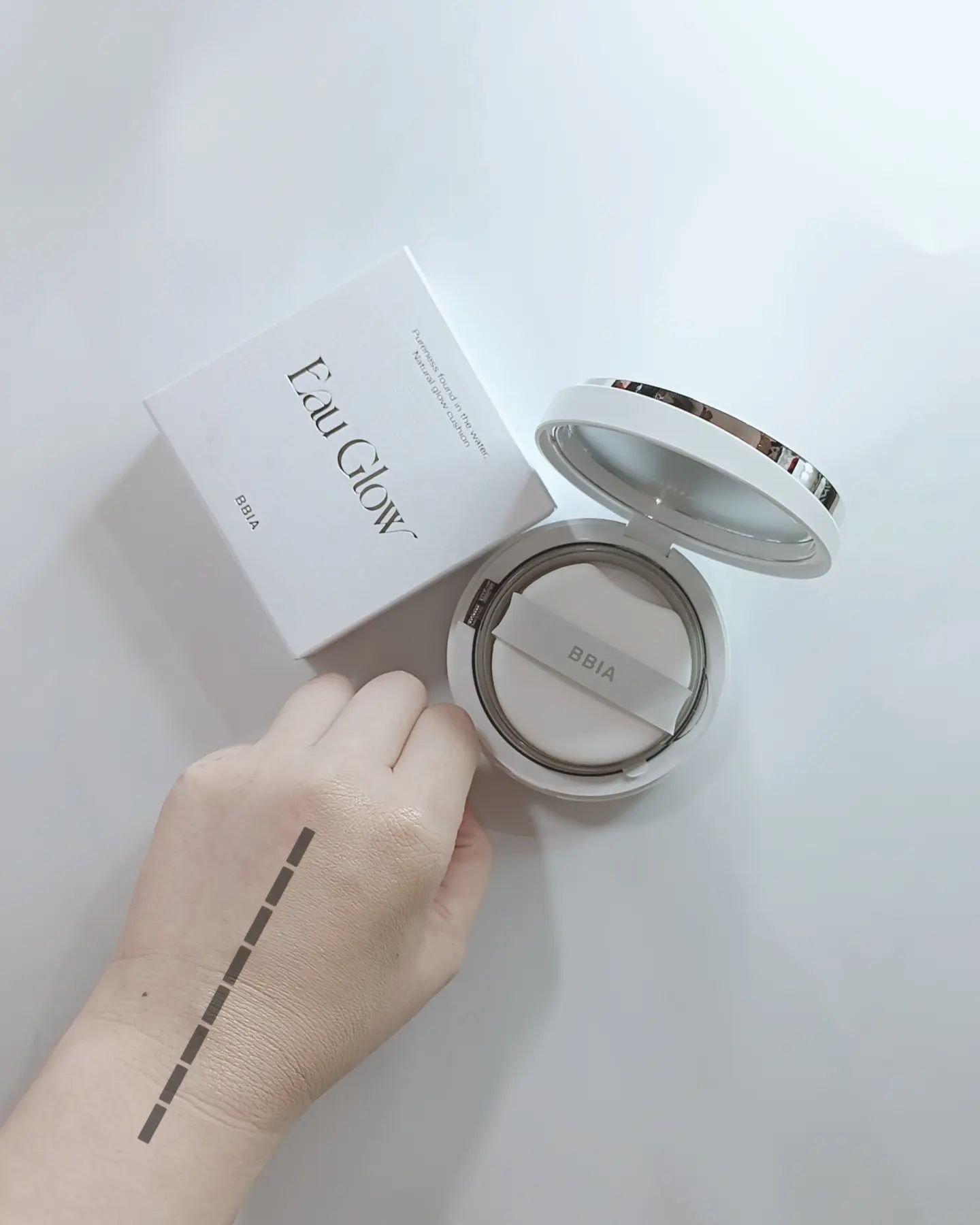 オーグロウクッション/BBIA/クッションファンデーションを使ったクチコミ（3枚目）