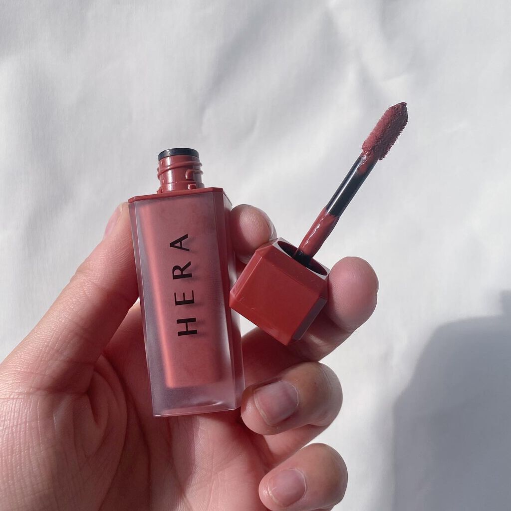 センシュアルパウダーマットリキッド/HERA/口紅を使ったクチコミ（2枚目）
