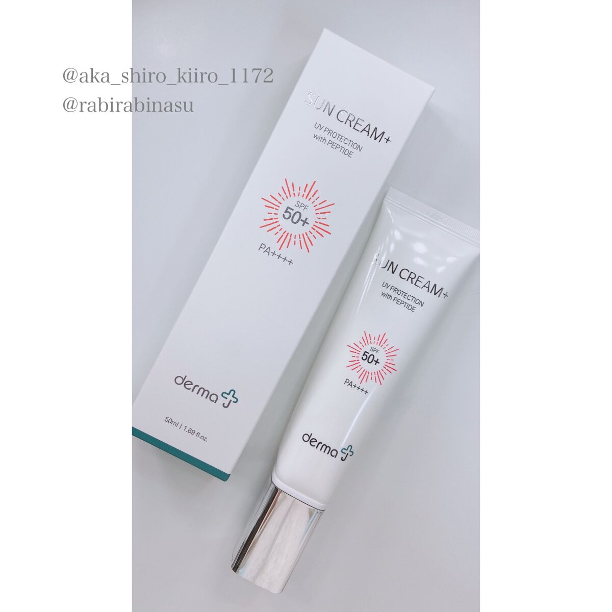 サンクリーム＋/ DermaJ/日焼け止めクリームを使ったクチコミ（1枚目）