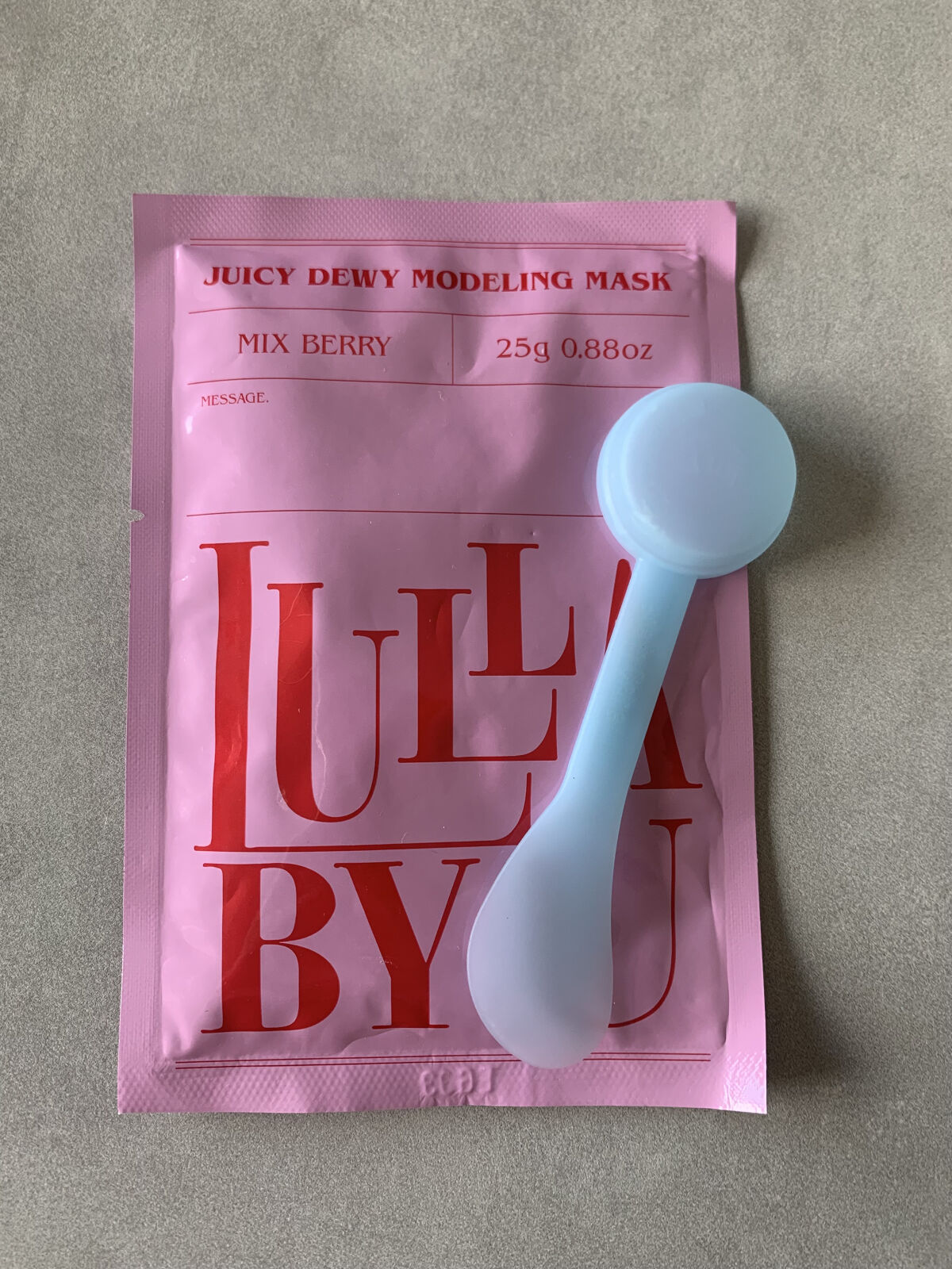 ジューシーデューイモデリングマスク ミックスベリー個包装/LULLA BY U/シートマスク・パックを使ったクチコミ（1枚目）