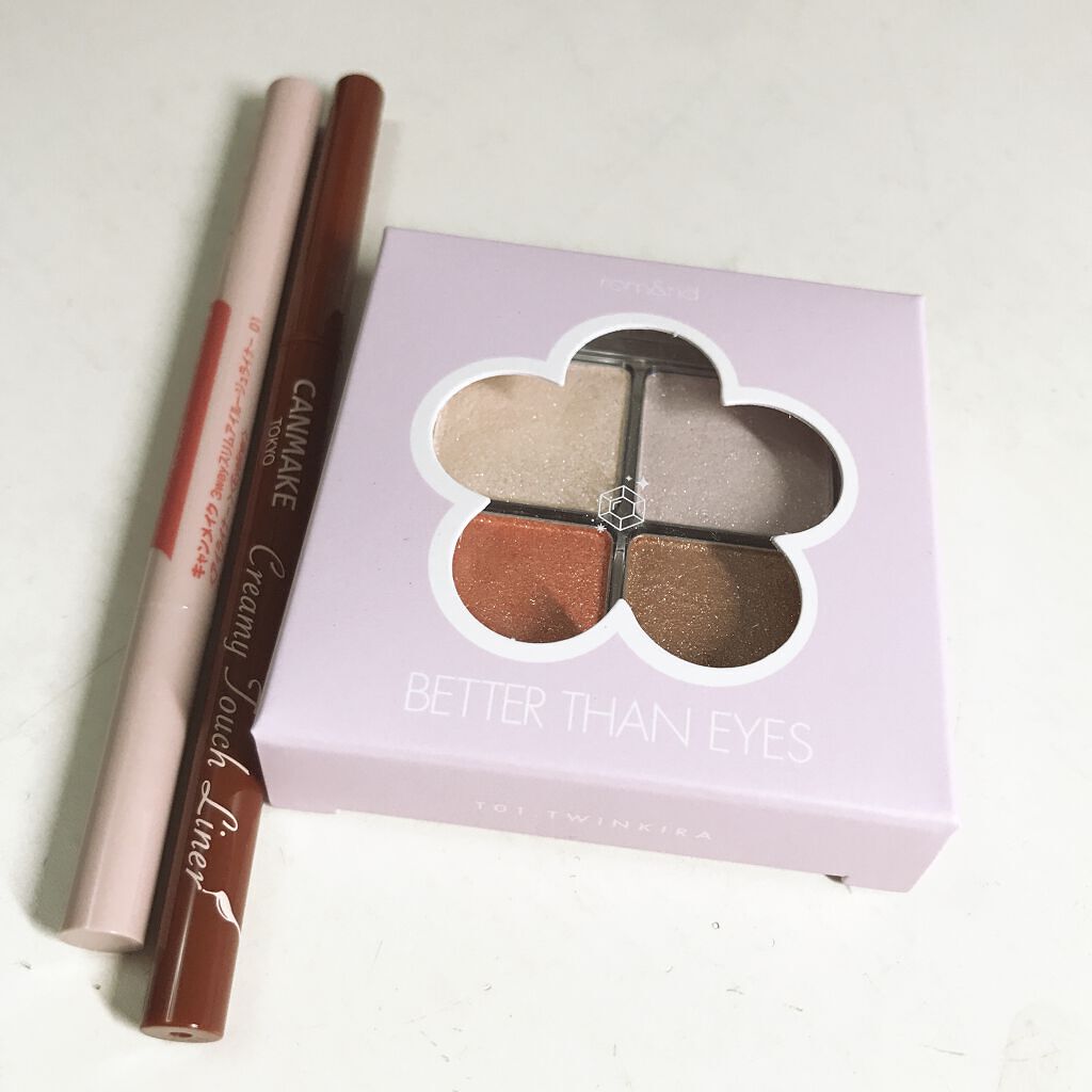 ベターザンアイズ/rom&nd/アイシャドウパレットを使ったクチコミ（1枚目）