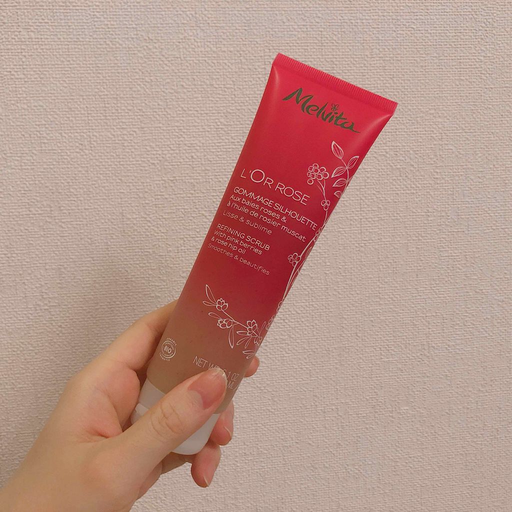 ロゼエクストラ オイルイン ウォッシュスクラブ/Melvita/ボディスクラブを使ったクチコミ（2枚目）