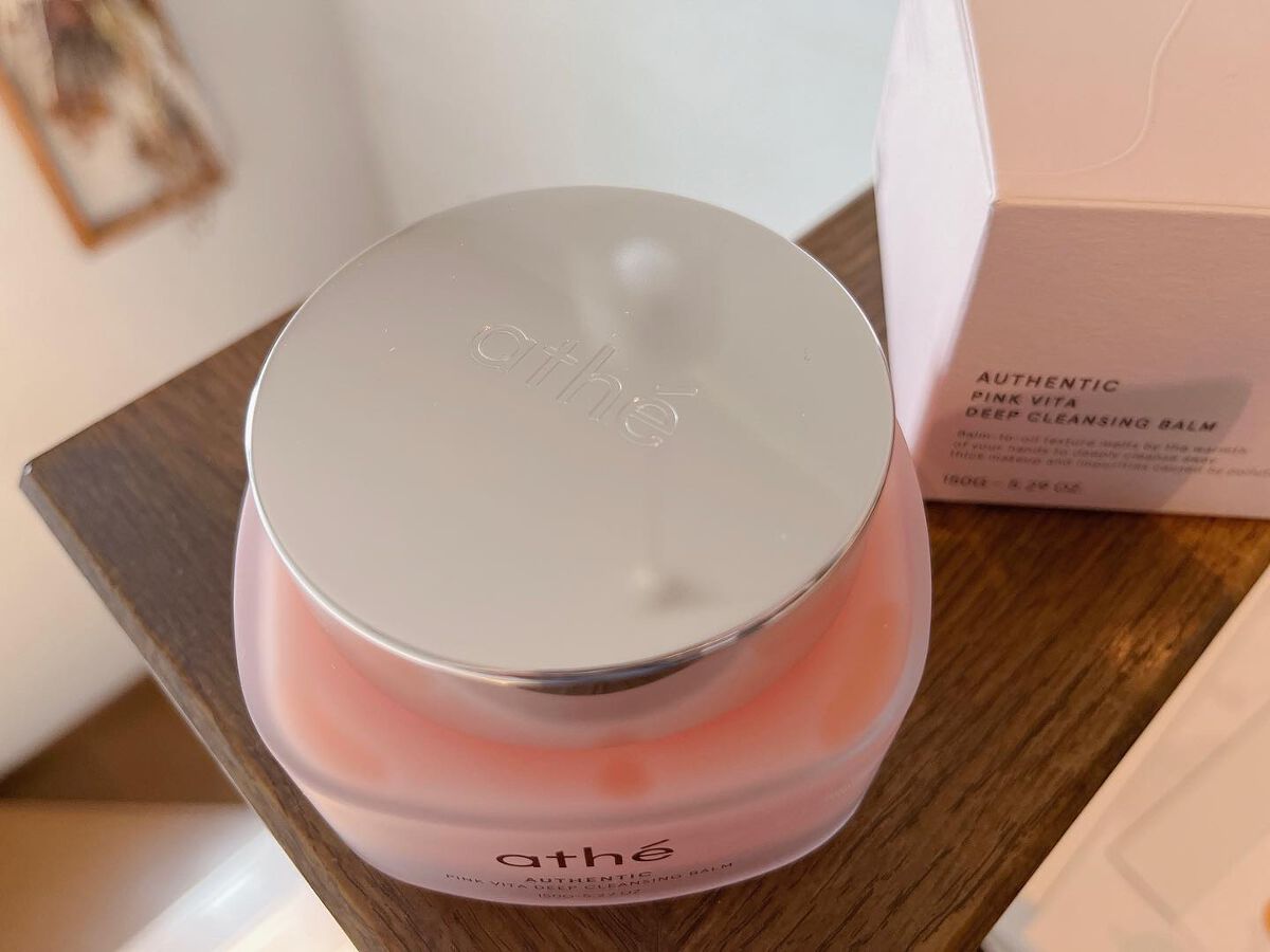 athe AUTHENTIC PINK VITA DEEP CLEANSING BALM/athé/クレンジングバームを使ったクチコミ（2枚目）