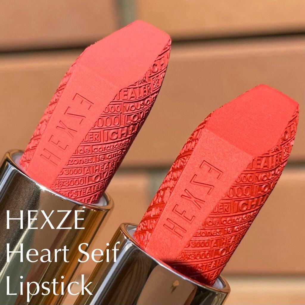 HEXZE「ハートシーフ」ラスティングリップ/HEXZE(ヘックスゼ)/口紅を使ったクチコミ(1枚目)
