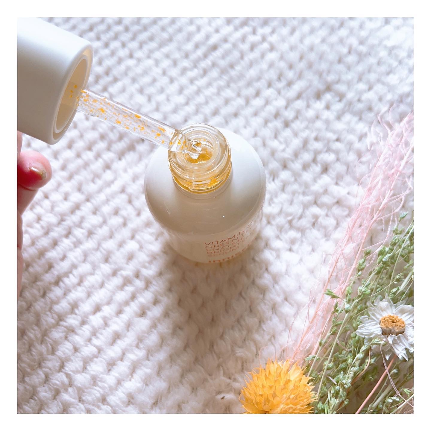 ビタC　グリーンティーエンザイム　ブライト　セラム/innisfree/美容液を使ったクチコミ（2枚目）