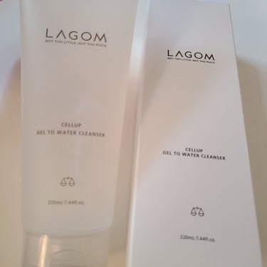 ラゴム ジェルトゥウォーター クレンザー(朝用洗顔)/LAGOM /洗顔フォームを使ったクチコミ（1枚目）