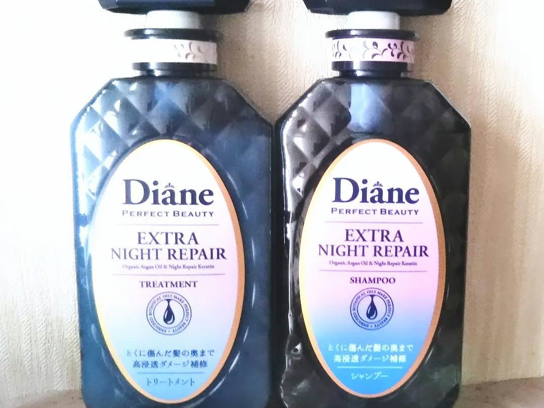 エクストラナイトリペア シャンプー＆トリートメント/ダイアン/市販シャンプーを使ったクチコミ（1枚目）
