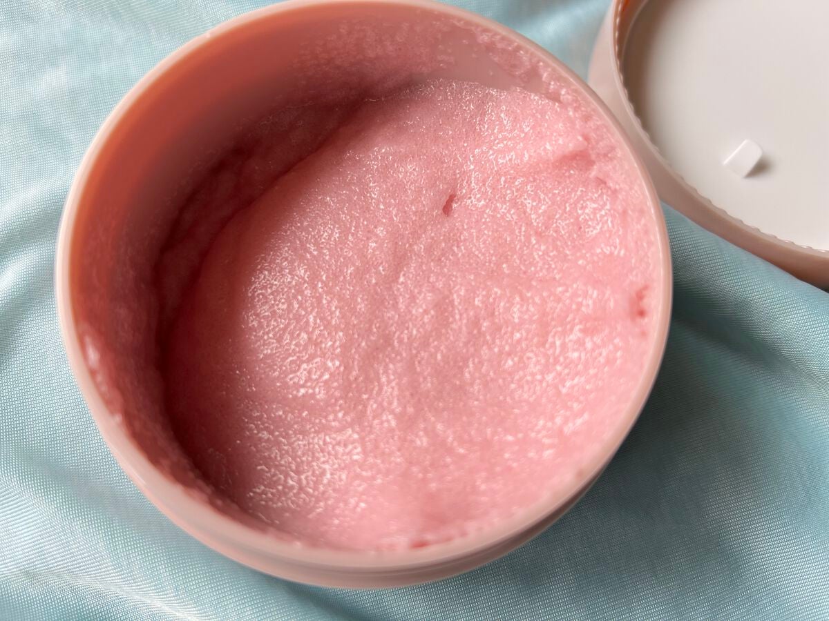 Q+Me スウィート ボム タラソ スクラブ/AGARISM/バスト・ヒップケアを使ったクチコミ(2枚目)