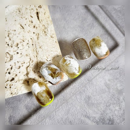 AQUA COLOR GEL J20 Clear Oak/AQUA NAIL/ジェルネイルを使ったクチコミ(3枚目)