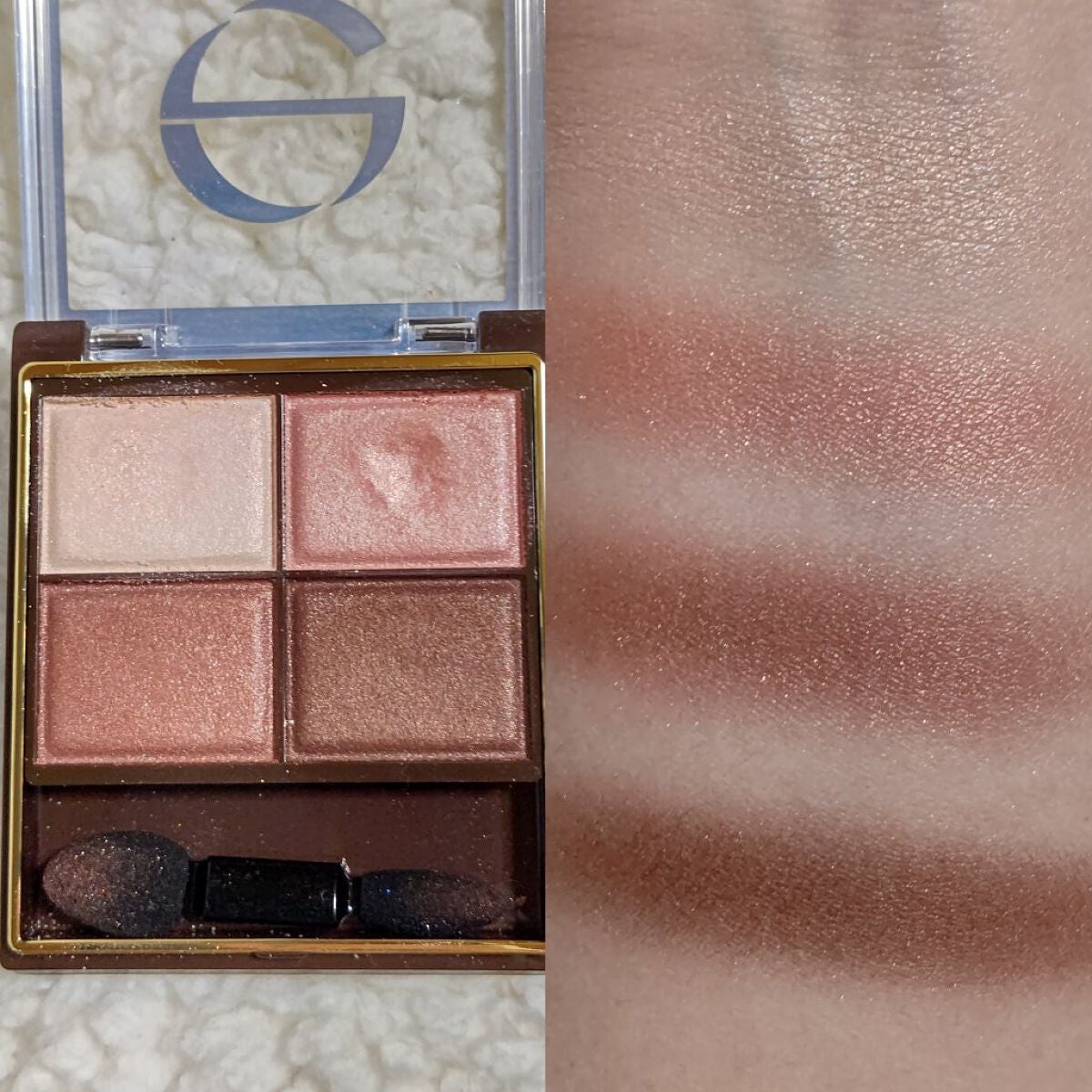 スキニーリッチシャドウ/excel/アイシャドウパレットを使ったクチコミ(5枚目)