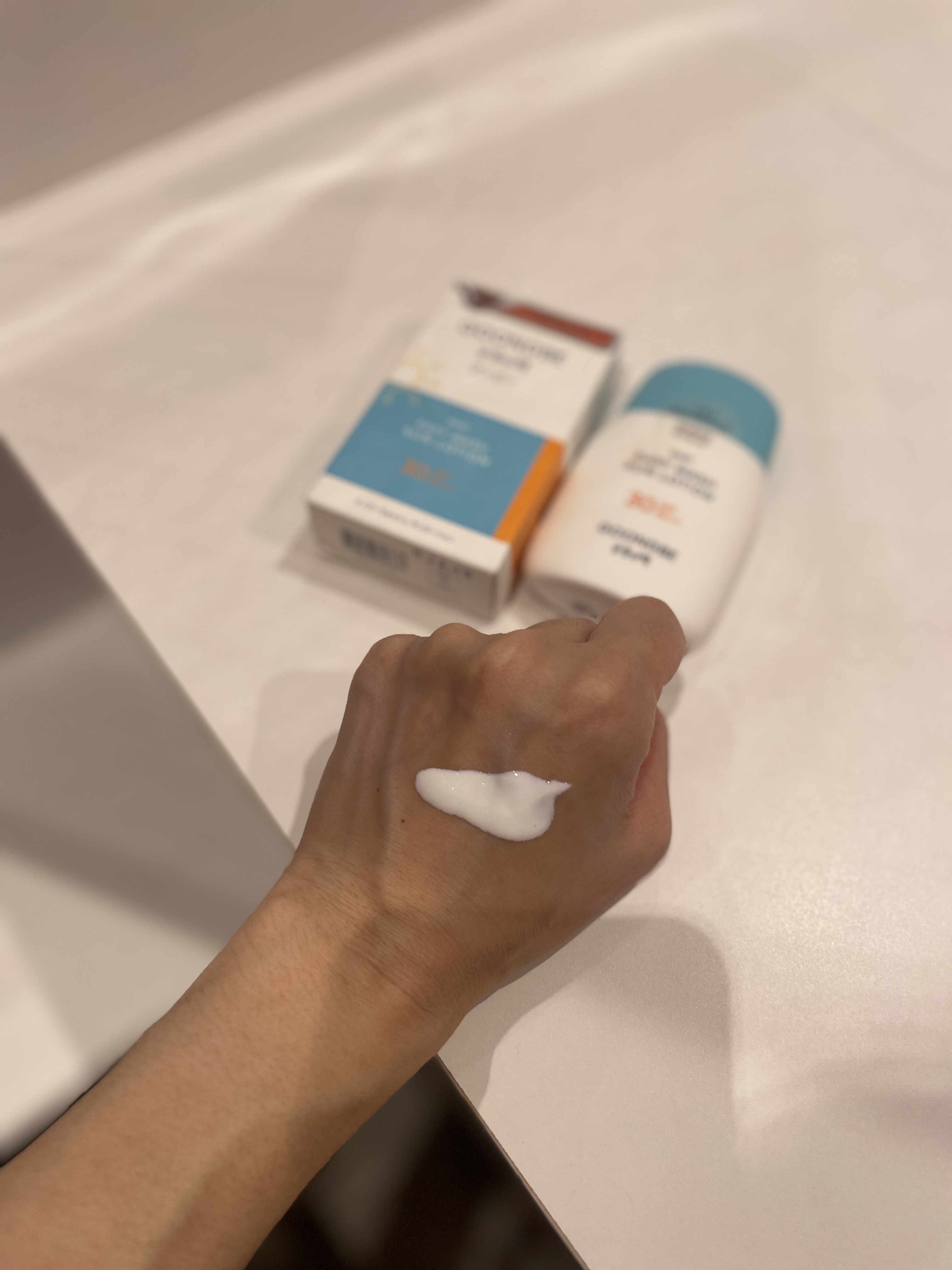 イージーウォッシュサンローション/GOONGBE/日焼け止めミルクを使ったクチコミ（3枚目）