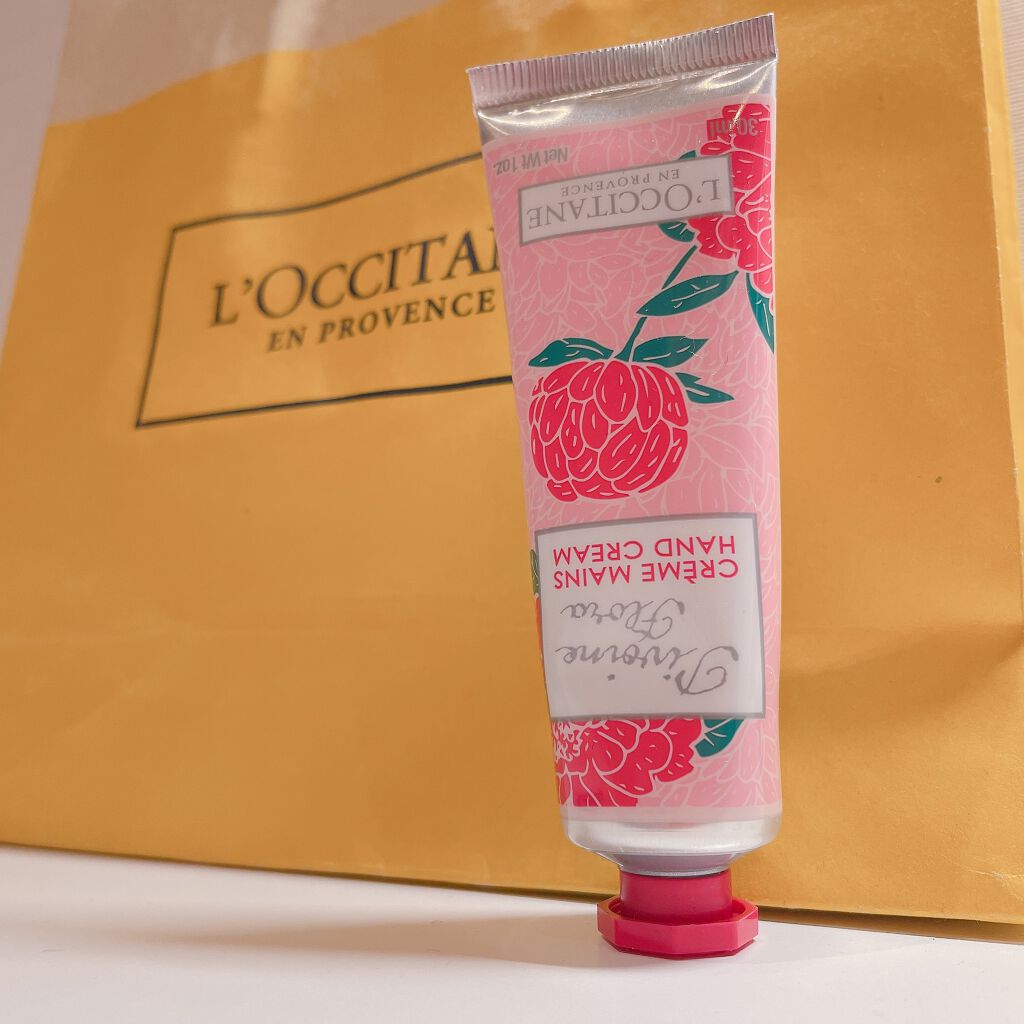 ピオニー フェアリーハンドクリーム/L'OCCITANE/ハンドクリームを使ったクチコミ(1枚目)