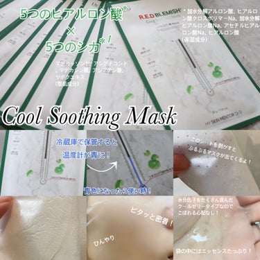 レッドＢ・Ｃクールスージングマスク/Dr.G/シートマスク・パックを使ったクチコミ（2枚目）