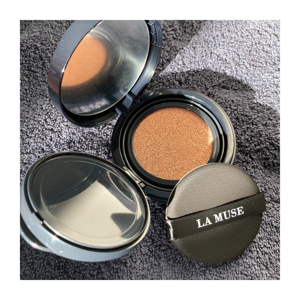 DOUBLE LAYERING SERUM IN CUSHIO CHERRY BLOSSOM/ラミューズ/クッションファンデーションを使ったクチコミ（2枚目）