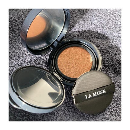 DOUBLE LAYERING SERUM IN CUSHIO CHERRY BLOSSOM/ラミューズ/クッションファンデーションを使ったクチコミ(2枚目)