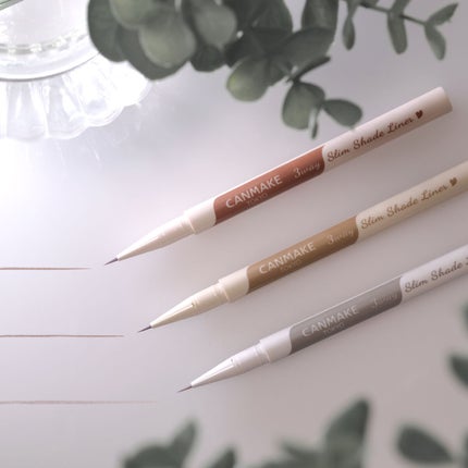 3wayスリムシェードライナー/キャンメイク/リキッドアイライナーを使ったクチコミ(1枚目)