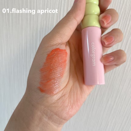 タンフルグラスティント/Colorgram/リップティントを使ったクチコミ(3枚目)