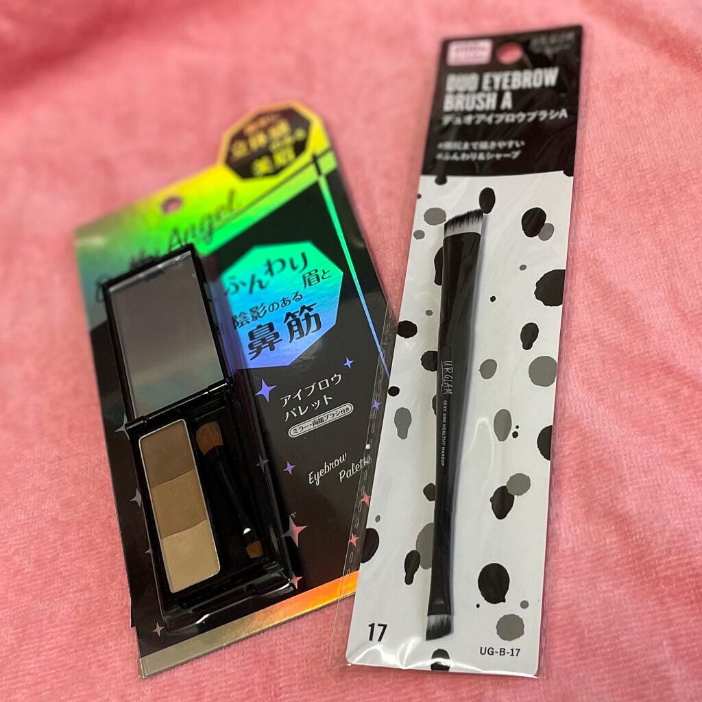 UR GLAM DUO EYEBROW BRUSH A(デュオアイブロウブラシA)/U R GLAM/メイクアップキットを使ったクチコミ(2枚目)