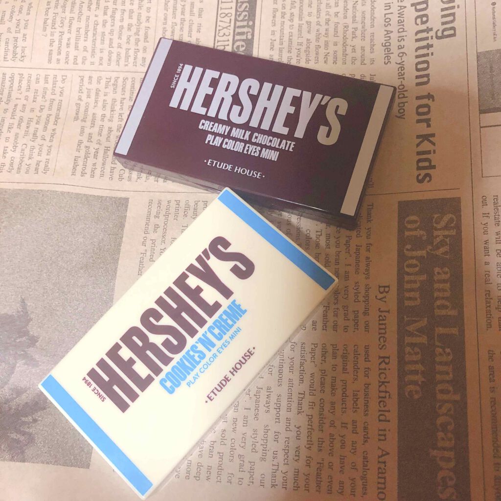 ハーシー プレイカラーアイズミニ/ETUDE/アイシャドウパレットを使ったクチコミ(1枚目)